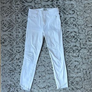 Abercrombie white jeans- good condition